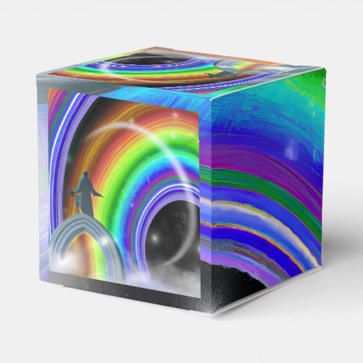 Mysterie Figuur bij de Interdimensionale Stargate Bedankdoosjes (Achterkant)