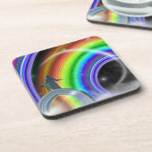 Mysterie Figuur bij de Interdimensionale Stargate Bier Onderzetter (Linkerzijde)