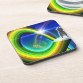 Mysterie Figuur bij de Interdimensionale Stargate Bier Onderzetter (Linkerzijde)