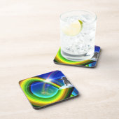 Mysterie Figuur bij de Interdimensionale Stargate Bier Onderzetter (Rechterzijde)