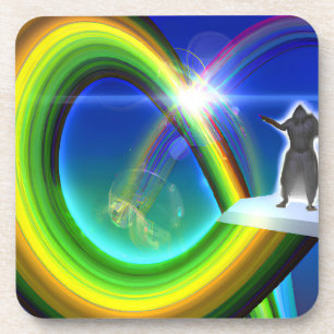 Mysterie Figuur bij de Interdimensionale Stargate Bier Onderzetter