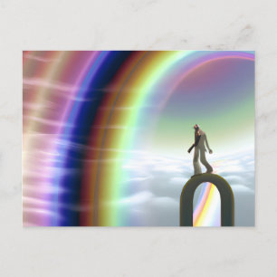 Mysterie Figuur bij de Interdimensionale Stargate Briefkaart