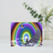 Mysterie Figuur bij de Interdimensionale Stargate Briefkaart (Staand voorkant)