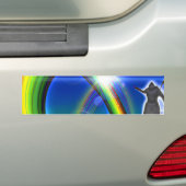Mysterie Figuur bij de Interdimensionale Stargate Bumpersticker (Op auto)