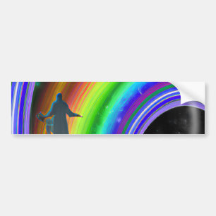 Mysterie Figuur bij de Interdimensionale Stargate Bumpersticker