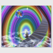 Mysterie Figuur bij de Interdimensionale Stargate Cadeaupapier (Vlak)