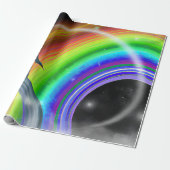 Mysterie Figuur bij de Interdimensionale Stargate Cadeaupapier (Uitgerold)