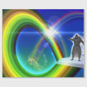 Mysterie Figuur bij de Interdimensionale Stargate Cadeaupapier (Vlak)