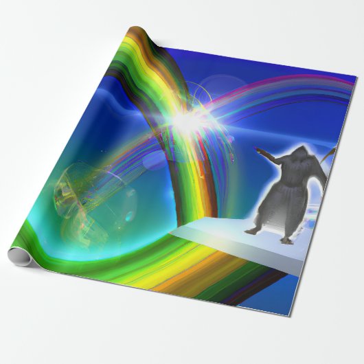 Mysterie Figuur bij de Interdimensionale Stargate Cadeaupapier (Uitgerold)