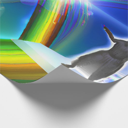 Mysterie Figuur bij de Interdimensionale Stargate Cadeaupapier (Hoek)