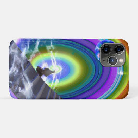 Mysterie Figuur bij de Interdimensionale Stargate Case-Mate iPhone Case (Achterkant (horizontaal))