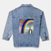 Mysterie Figuur bij de Interdimensionale Stargate Denim Jacket (Achterkant)