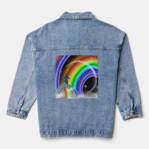 Mysterie Figuur bij de Interdimensionale Stargate Denim Jacket