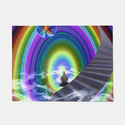 Mysterie Figuur bij de Interdimensionale Stargate Deurmat (Voorkant)