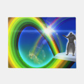 Mysterie Figuur bij de Interdimensionale Stargate Deurmat (Voorkant)