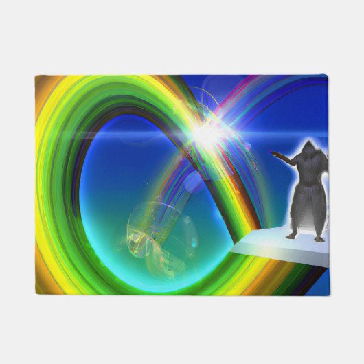 Mysterie Figuur bij de Interdimensionale Stargate Deurmat (Voorkant)