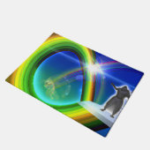 Mysterie Figuur bij de Interdimensionale Stargate Deurmat (Schuin)