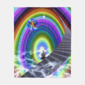 Mysterie Figuur bij de Interdimensionale Stargate Fleece Deken (Voorkant)