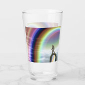 Mysterie Figuur bij de Interdimensionale Stargate Glas (Achterkant)