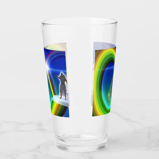 Mysterie Figuur bij de Interdimensionale Stargate Glas (Links)