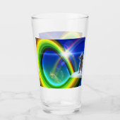 Mysterie Figuur bij de Interdimensionale Stargate Glas (Voorkant)