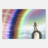 Mysterie Figuur bij de Interdimensionale Stargate Inpakpapier Vel (Voorkant 3)