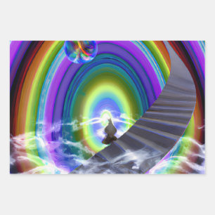 Mysterie Figuur bij de Interdimensionale Stargate Inpakpapier Vel