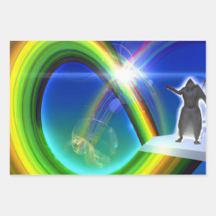 Mysterie Figuur bij de Interdimensionale Stargate Inpakpapier Vel