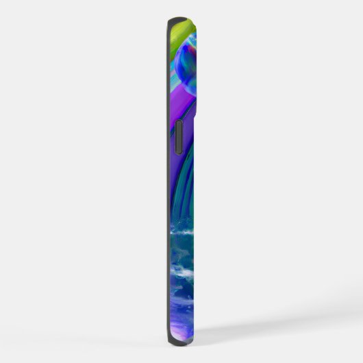 Mysterie Figuur bij de Interdimensionale Stargate iPhone Hoesje (Rechterkant)