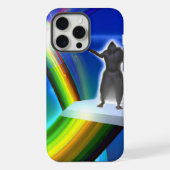 Mysterie Figuur bij de Interdimensionale Stargate iPhone Hoesje (Achterkant)