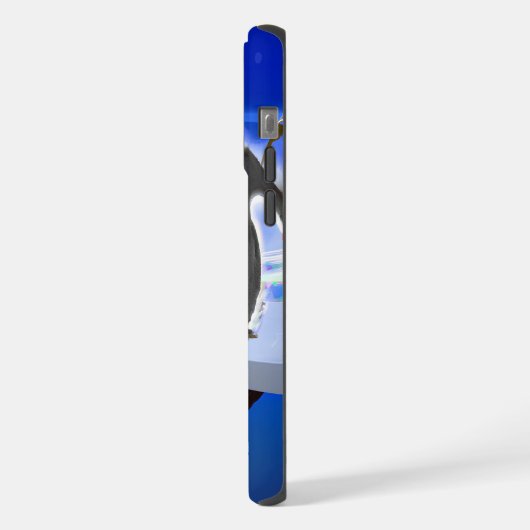 Mysterie Figuur bij de Interdimensionale Stargate iPhone Hoesje (Linkerkant)