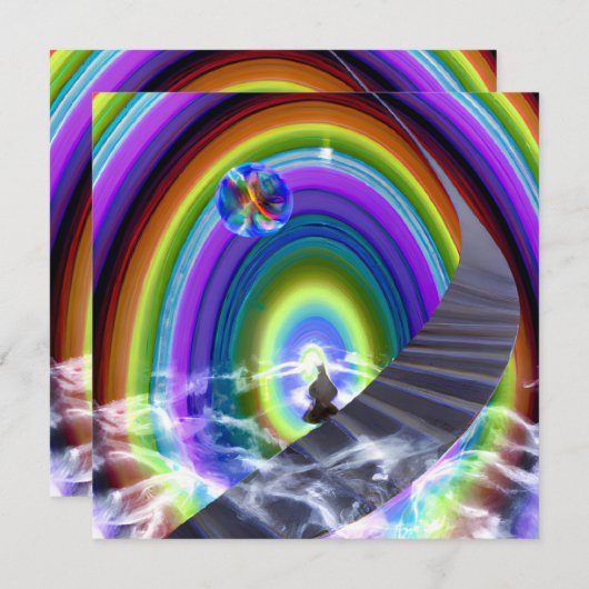 Mysterie Figuur bij de Interdimensionale Stargate Kaart (Voorkant / Achterkant)