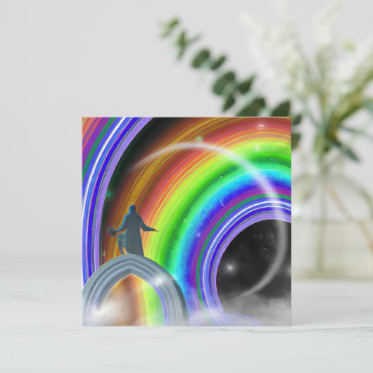 Mysterie Figuur bij de Interdimensionale Stargate Kaart (Staand voorkant)