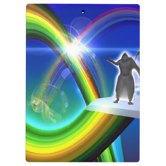 Mysterie Figuur bij de Interdimensionale Stargate Klembord (Achterkant)