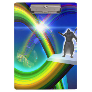 Mysterie Figuur bij de Interdimensionale Stargate Klembord