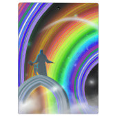 Mysterie Figuur bij de Interdimensionale Stargate Klembord (Achterkant)