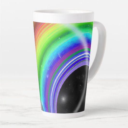 Mysterie Figuur bij de Interdimensionale Stargate Latte Mok (Rechterhoek)