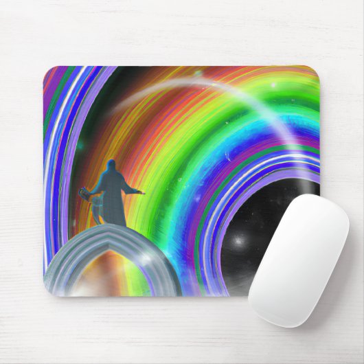 Mysterie Figuur bij de Interdimensionale Stargate Muismat (Met muis)