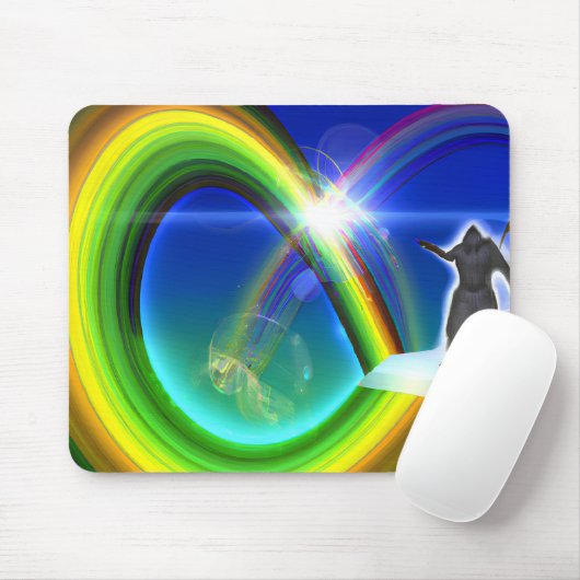 Mysterie Figuur bij de Interdimensionale Stargate Muismat (Met muis)