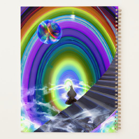 Mysterie Figuur bij de Interdimensionale Stargate Planner (Achterkant)