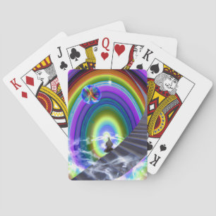 Mysterie Figuur bij de Interdimensionale Stargate Pokerkaarten