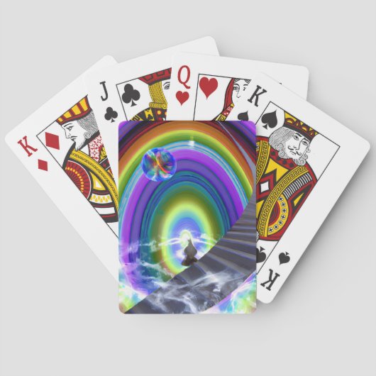 Mysterie Figuur bij de Interdimensionale Stargate Pokerkaarten (Achterkant)