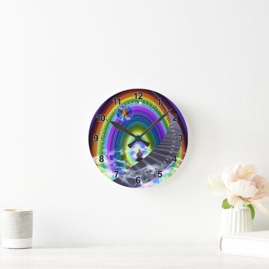 Mysterie Figuur bij de Interdimensionale Stargate Ronde Klok (Huis)