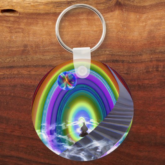 Mysterie Figuur bij de Interdimensionale Stargate Sleutelhanger (Achterkant)