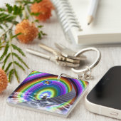 Mysterie Figuur bij de Interdimensionale Stargate Sleutelhanger (Voorkant Rechts)