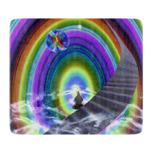 Mysterie Figuur bij de Interdimensionale Stargate Snijplank (Voorkant)