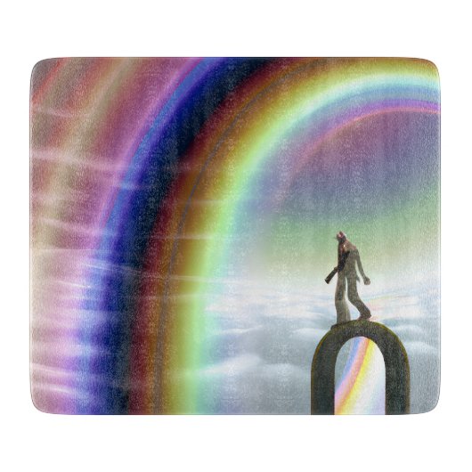 Mysterie Figuur bij de Interdimensionale Stargate Snijplank (Voorkant)