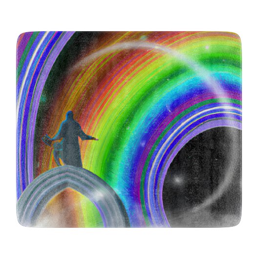 Mysterie Figuur bij de Interdimensionale Stargate Snijplank (Voorkant)