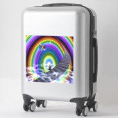 Mysterie Figuur bij de Interdimensionale Stargate Sticker (Koffer)