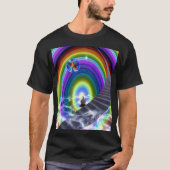Mysterie Figuur bij de Interdimensionale Stargate T-shirt (Voorkant)